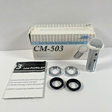 JTS CM-503NW Low Profile Omni-Directional Boundary Microphone White