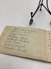 Antique Religious Manuscript Notebook-Handwritten Theological Notes