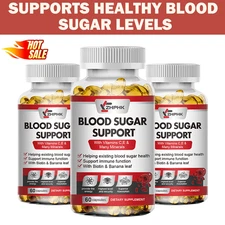 Blood Sugar Support Glucose Support Alpha Lipoic Acid Cinnamon 3 Months Supply