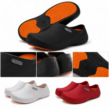 STICO NEC-03 Unisex Anti-Slip Kitchen Work Shoes Chef Clogs