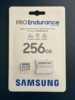 NEW Samsung - PRO Endurance 256GB MicroSDXC Memory Card NIB
