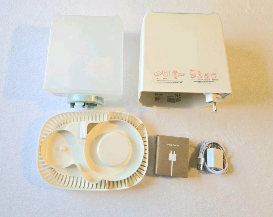 CANOPY Bedside Humidifier White 36 HR Run Time 2.5L Capacity - - Image 2 of 4