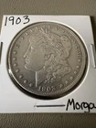 1903 Morgan Silver Dollar AU About Uncirculated $1 Coin