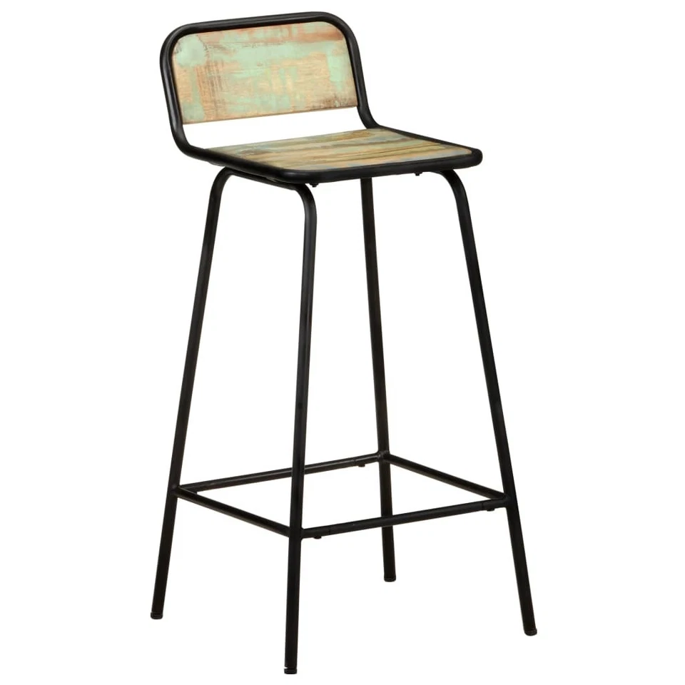 Bar Chair Set of 4 Multicolor - Image 2 of 4