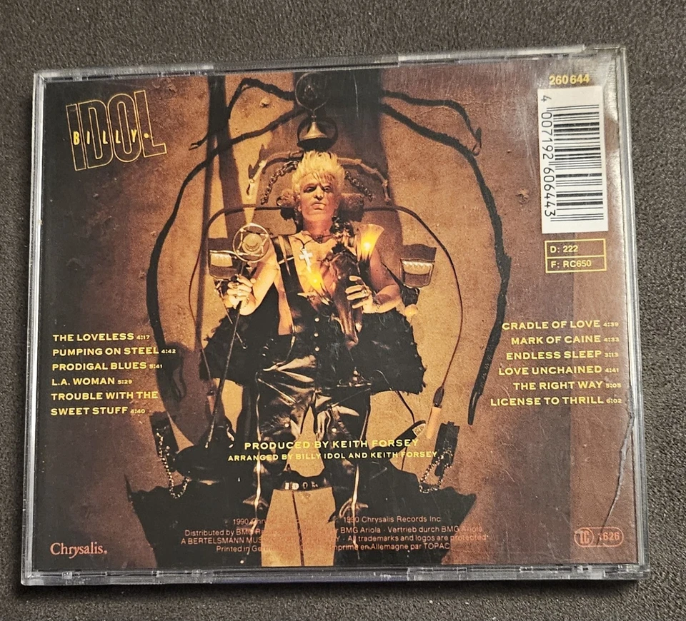 Billy Idol – Charmed Life -CD**sehr Guter** Zustand - Bild 2 von 2