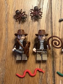 Indiana Jones 7626 7628 7627 Whip Gun Indiana Jones LEGO&reg; Minifigure Lot ++