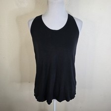 UNIQLO Women  s Black Airism Sleeveless Lightweight Tank Top Size Small