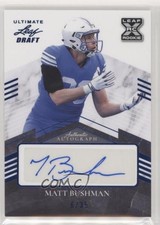 2021 Leaf Ultimate Draft Navy 6/35 Matt Bushman #BA-MB1 Auto 4z8