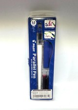 Pilot Parallel Calligraphy Pen 2.4mm Nib Black Red Ink Cartridges Set 90051 New