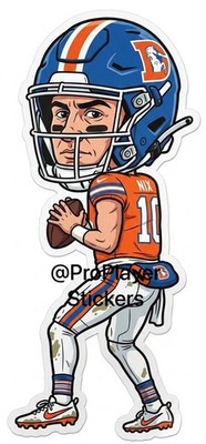   Denver Broncos  Bo Nix  Sticker  