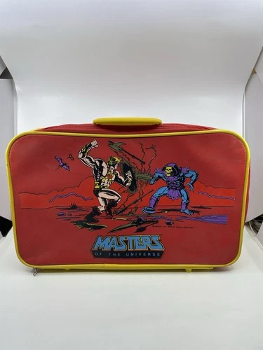 Masters Of The Universe MOTU Vintage Kids Bag Luggage Suitcase He-man Skeletor