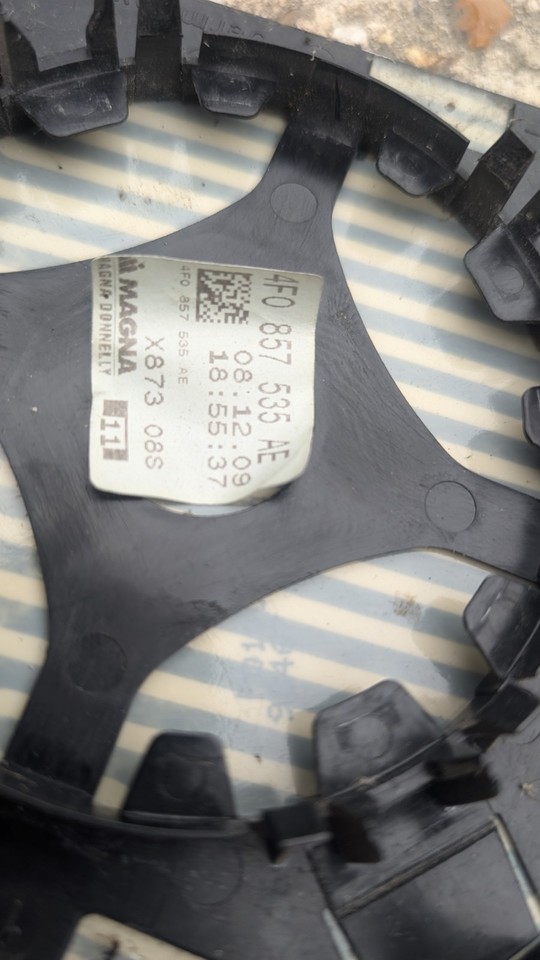 2010 Audi A3 8P 5dr Passenger Side HEATED Wing Mirror Glass Genuine ...