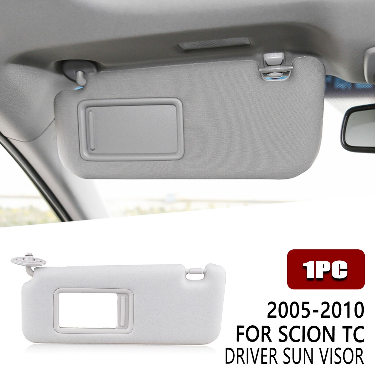 Car Left Driver Side Sun Visor Sunvisor Sunshade For Scion TC 2005