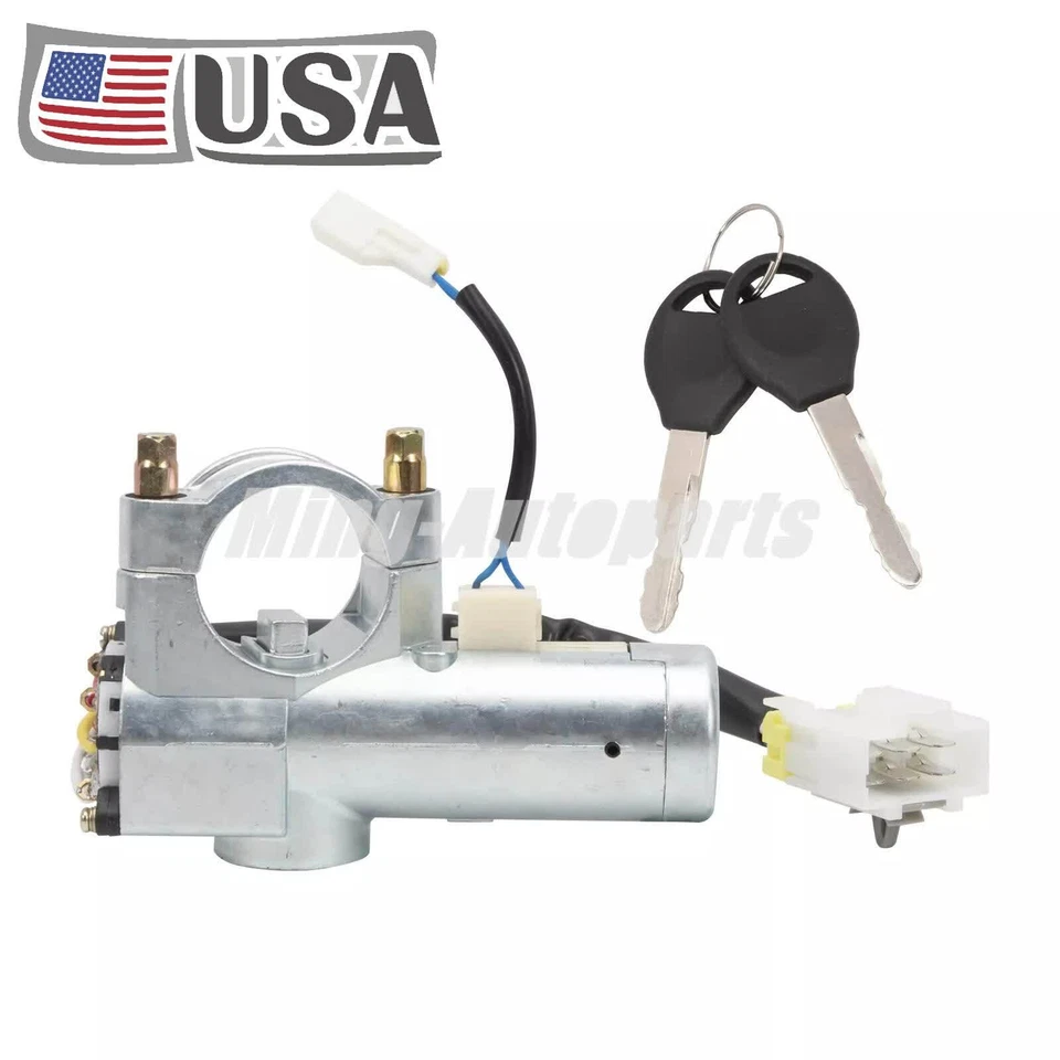 New Ignition Lock Cylinder and Switch with 2 Keys for Nissan 200SX 1995-1998 - Imagem 3 de 4