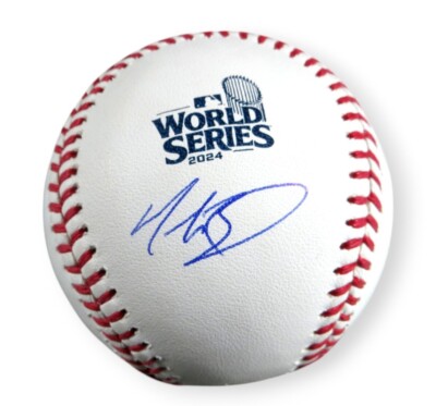 Mookie Betts Signed Autographed Baseball 2024 World Series
