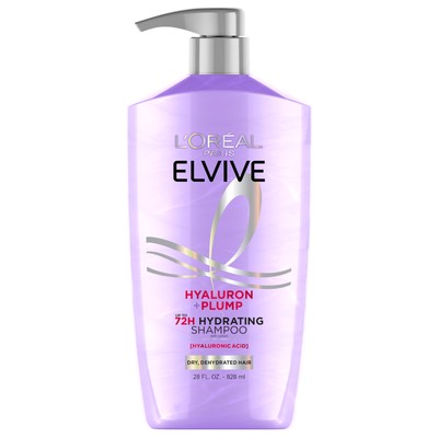 L'Oreal Paris Elvive Hyaluron Plump Hydrating Shampoo for Dehydrated Dry Hair...