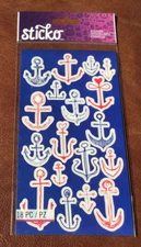 STICKO THEMED SCRAPBOOK STICKERS DOODLE ANCHORS *
