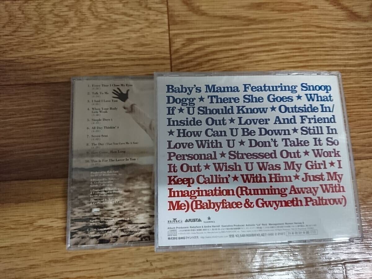 Babyface CD SET x2 【Face2Face】【The Day】 Album set（Used item