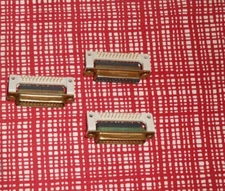 TRW DBC-25S -AD & DBC-25P- AD CONNECTOR w/CONTACT SET NOS NEW OLD STOCK QTY 3pcs