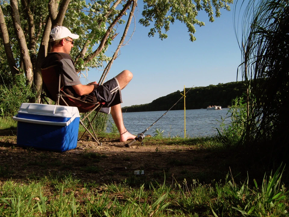 2 PK Bank Sticks -Adjustable 33" Fishing Pole Prop Rod Fits Tackle Box-Bankstick - Image 2 of 4