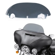 7" Smoke Windshield Windsreen For 2014-2022 Harley Touring Street Electra Glide