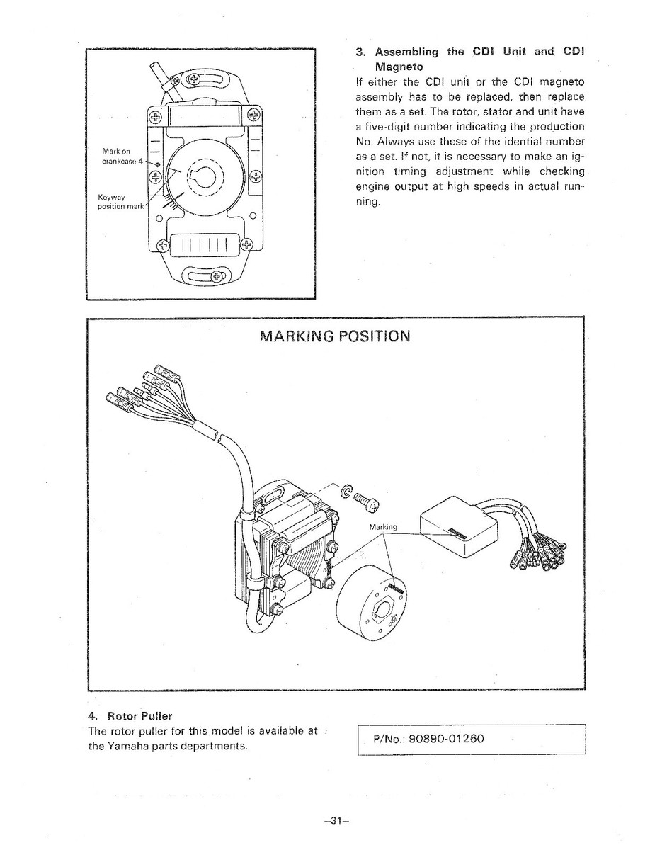 YAMAHA Workshop Manual TZ500 1980 1981 1982 Maintenance Tuning