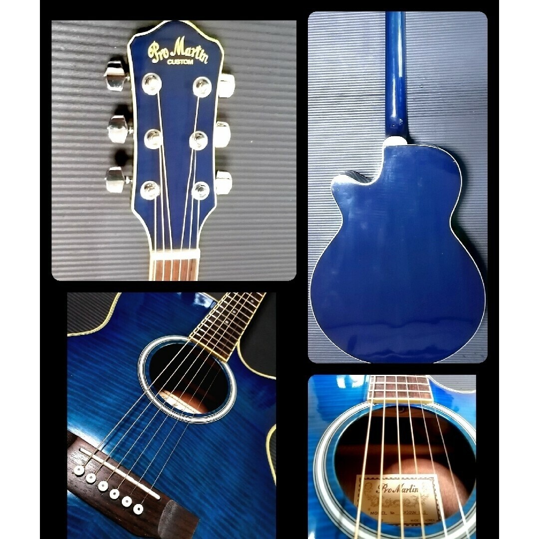 Electric Acoustic Guitar Martin Pro Custom EA-500W Flame Top Electric Acoustic Guitar Martin Pro Custom EA-500W Flame Top