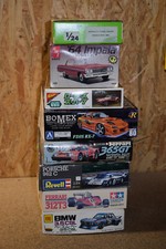 Modellbau Konvolut Autos Slotcar Tamiya AMT Aoishima Revell 8tlg LESEN 1:24 1:25