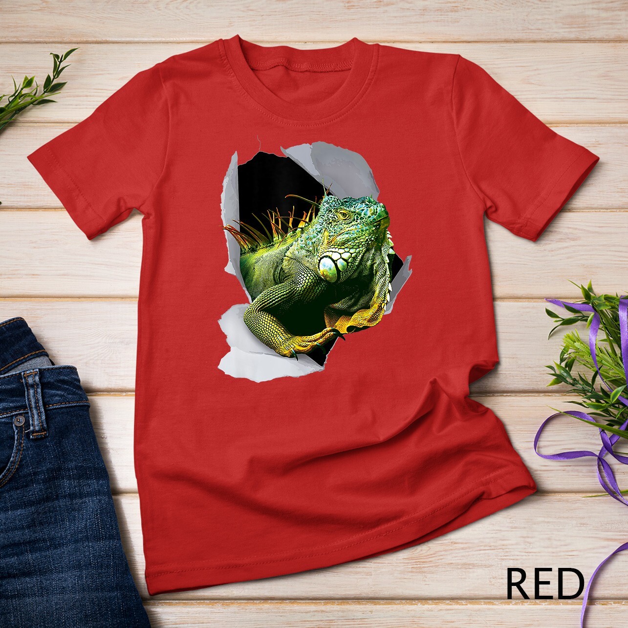 Iguana Tshirt, Funny Lizard Tshirt, Reptile Lover Unisex T-shirt