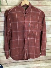 Men  s Flannel Long Sleeve Shirt Plaid Size Small