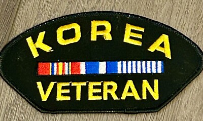 #0493  KOREAN VET :     M/C Vest Patch      Free S&H AVAILABLE