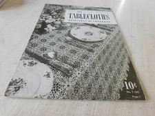 Clark's J&P Coats Magazine Tablecloths #251 1949