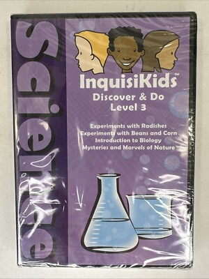 InquisiKids Science Discover & Do Level 3 DVD Homeschool - Sealed