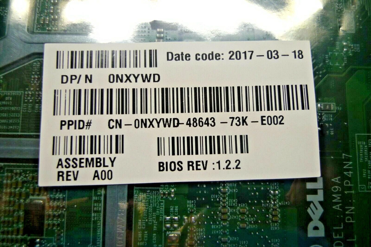 New Dell Inspiron 15 7559 Laptop Motherboard i5 6300HQ Nvidia GTX