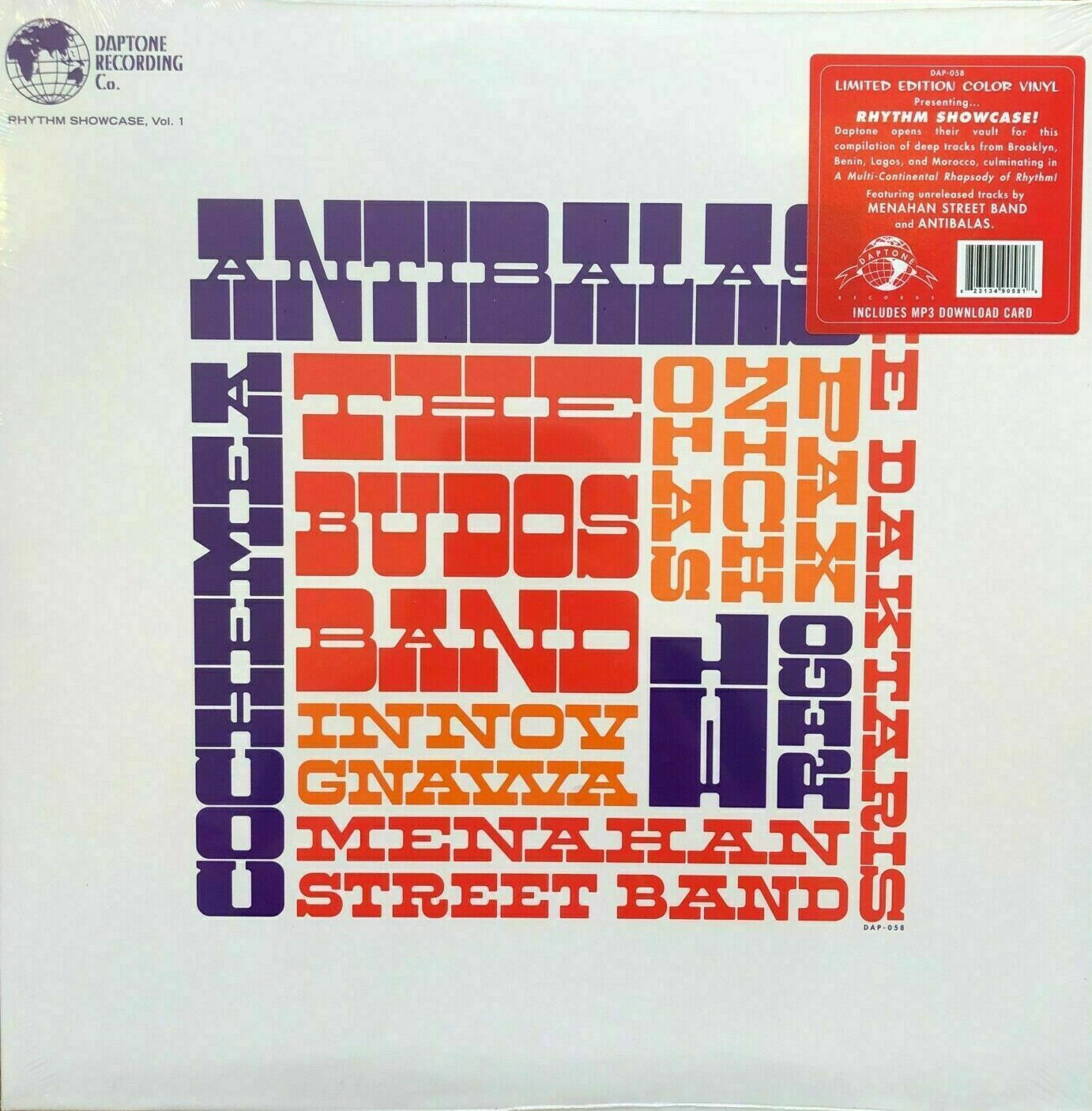 Various Artists Rhythm Showcase Vol.1 Vinyl LP (Limited EDT (Black Friday 2019)