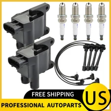 2X Ignition Coil &Wireset and Platinum Spark Plug for Toyota Camry RAV4 L4 UF180