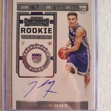 KYLE GUY 2019-20 Panini Contenders AUTO ROOKIE TICKET RC On Card Autograph SP