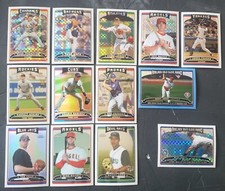 2005 TOPPS CHROME BASEBALL 13 CARD LOT ROOKIE STARS SP XFRACTORS REFRACTORS BASE