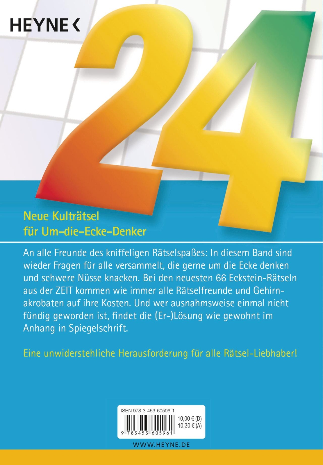 Thumbnail - Eckstein / Um Die Ecke Gedacht 24 / 9783453605961