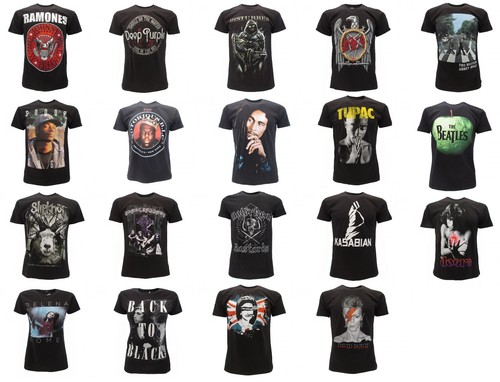 T-Shirt Originali Rock Rap Pop Ramones Amy Deep Purple Snoop Dogg Selena  Tupac.. | eBay
