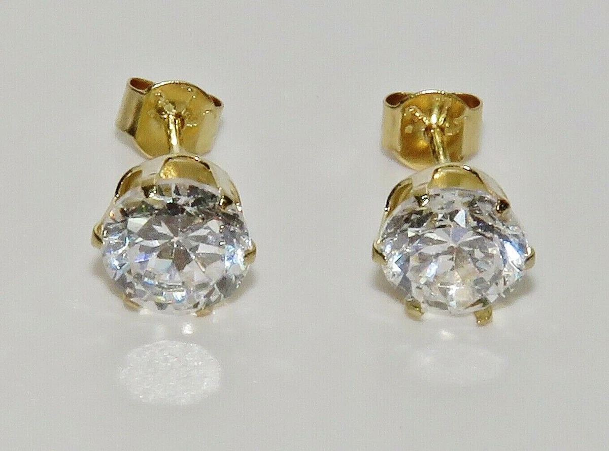 Solitaire sale ear studs