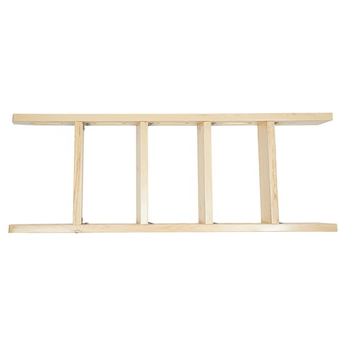 4-Step Ladder Durable Solid Wood Step Ladder 220lbs Load Fixed Ladder Step Stool - Picture 9 of 12