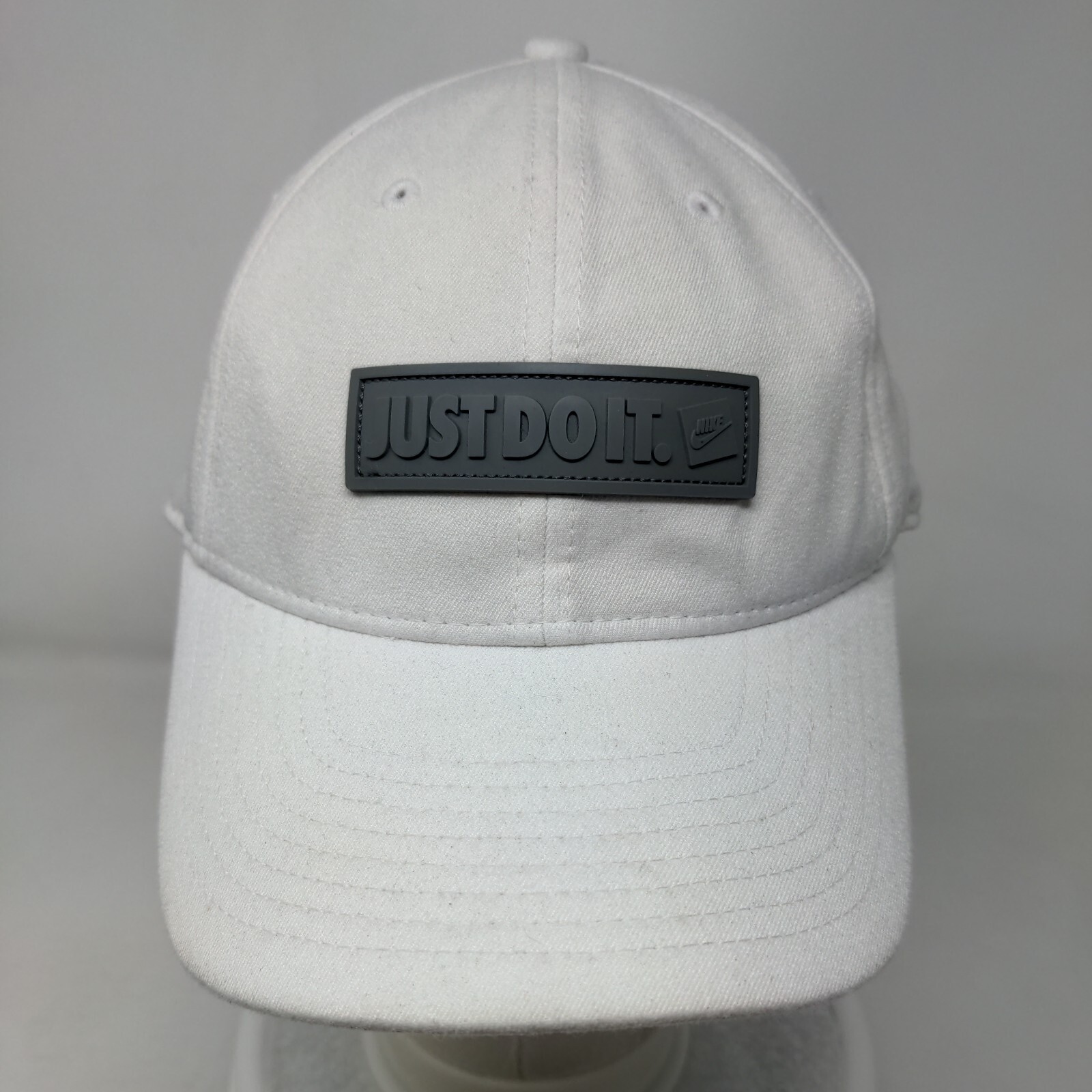 Just Do It Patch Snapback Hat White OSFM Adjustab… - image 2