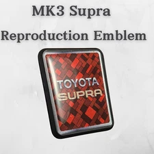 Reproduction Toyota Supra Mk3 Front Hood Ornament Emblem