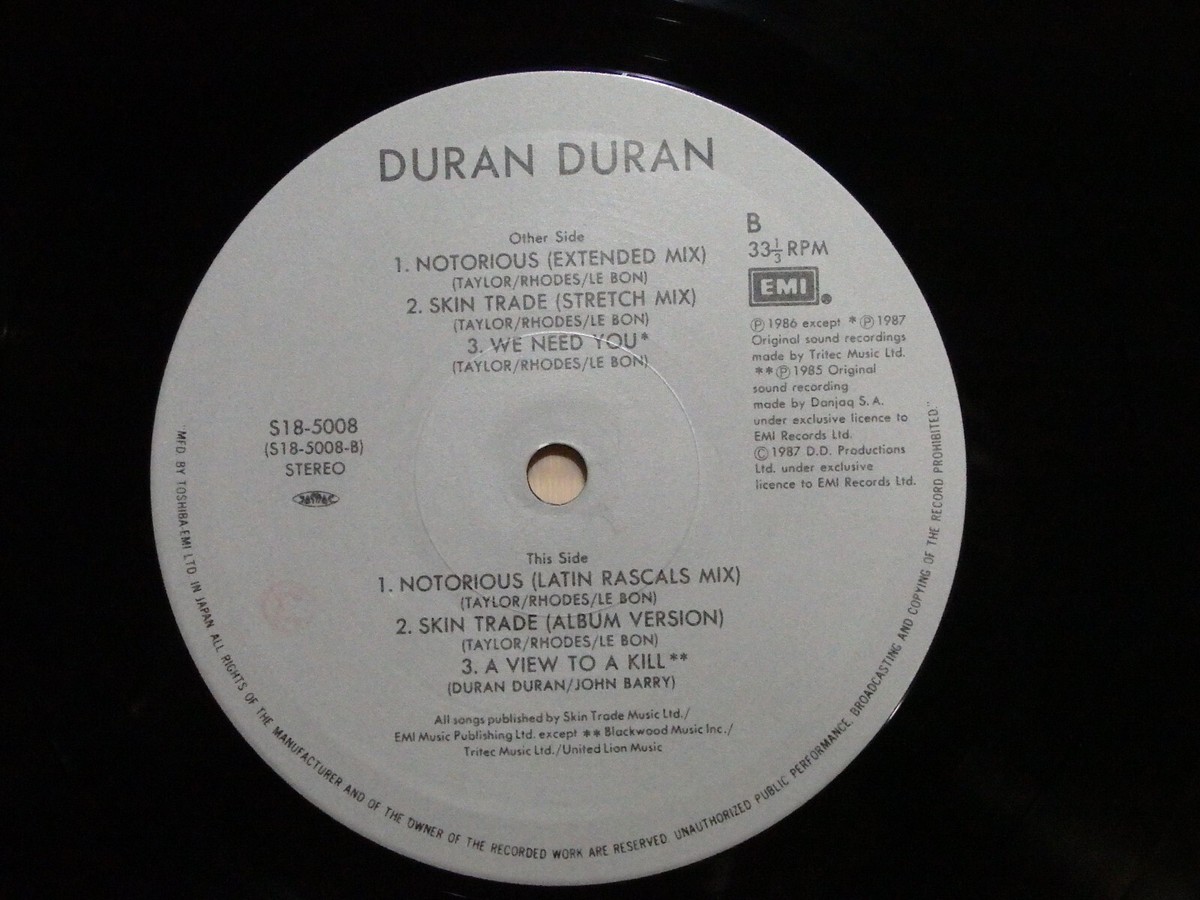 Duran Duran – Strange Behavior S18-5008 Japan | eBay