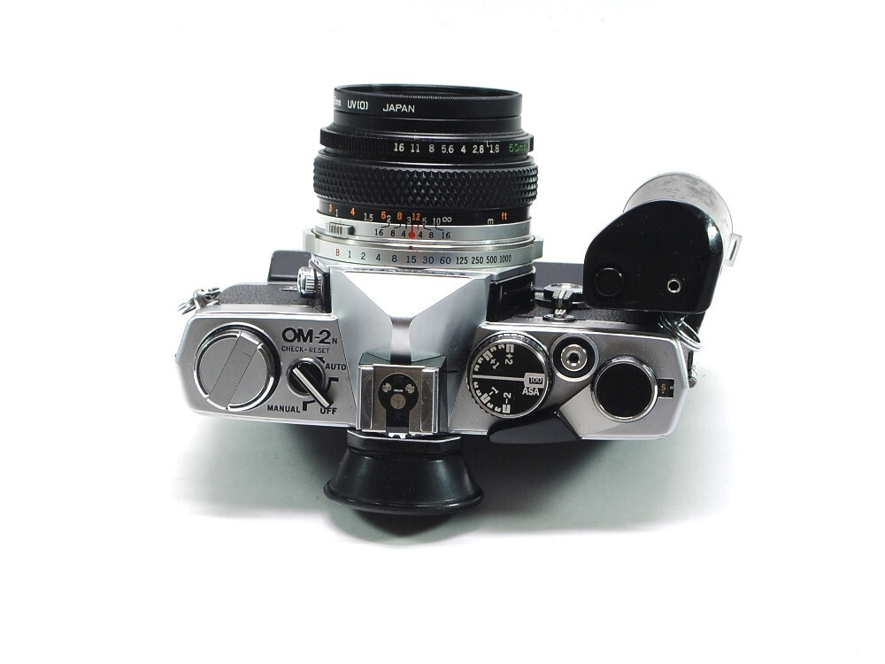 Olympus OM-2N 35mm SLR Film Camera Zuiko MC 50mm F1.8 Lens Motor