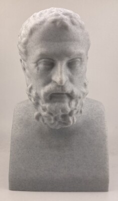 GREEK SCULPTURE SOLON 7.9 INCH/200 MM, MUSEUM REPRODUCTION