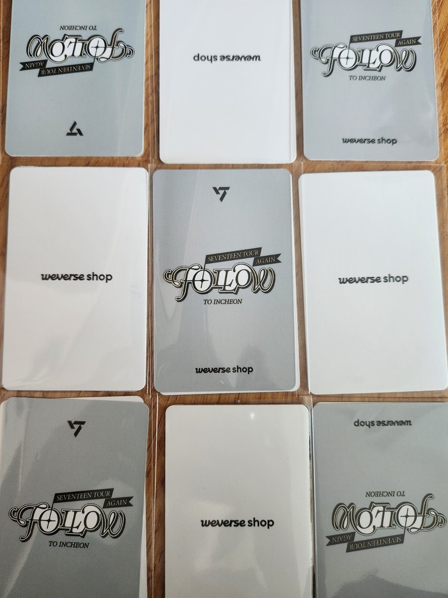SEVENTEEN LUCKYDRAW PHOTOCARD FOLLOW AGAIN TO INCHEON 11th mini