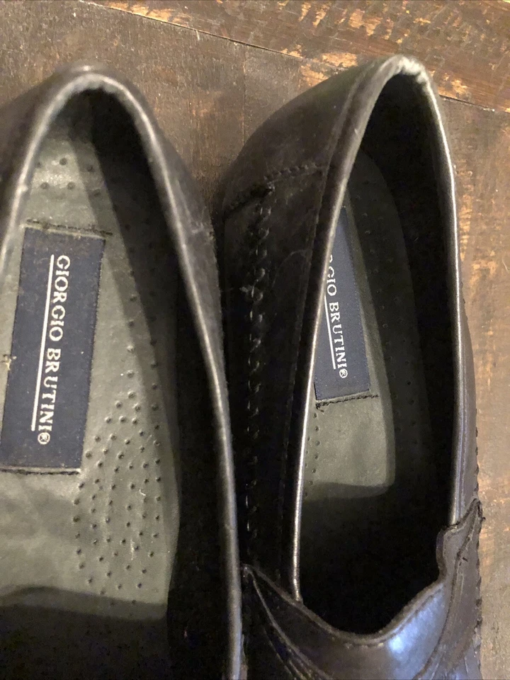 Giorgio Brutini Roadster 8 M Men’s Black Leather Upper Balance Tassel Shoes - Image 4 of 4