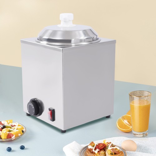 650W Cheese Warmer 2.4Qt Single Head Hot Fudge Dispenser with Pump Sauce Warmer - Picture 2 of 15